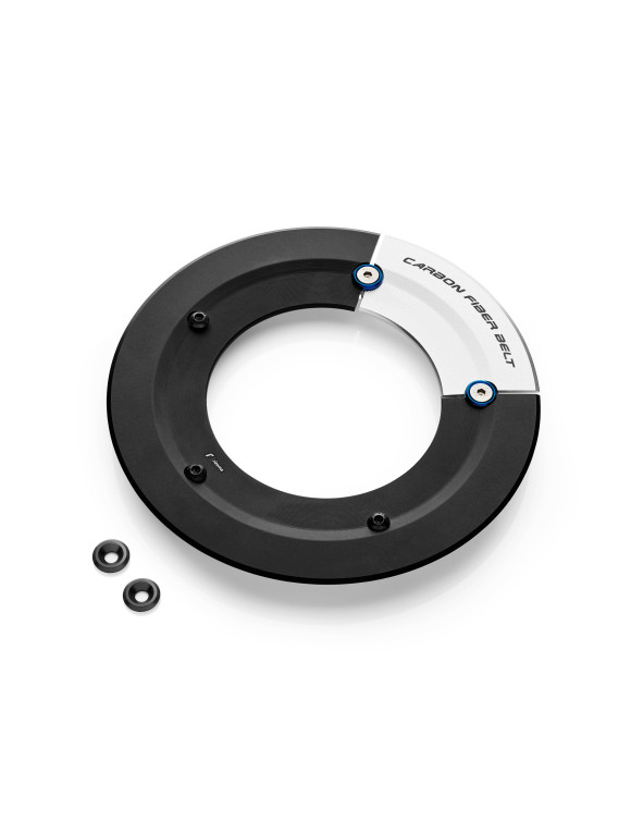 Rizoma ZYF034B rear pulley cover - Anodized Black - 1