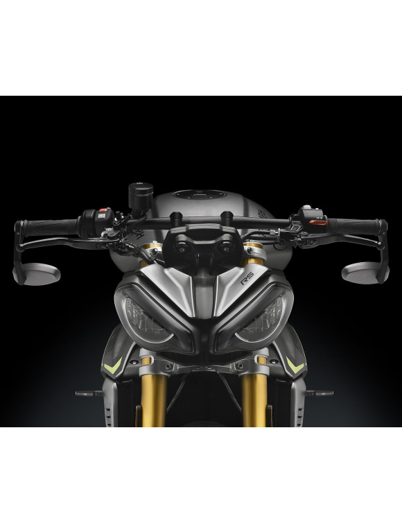 Rétroviseur Rizoma BS071D "Reverse Retro" - Thunder Grey anodisé, Double position - 2