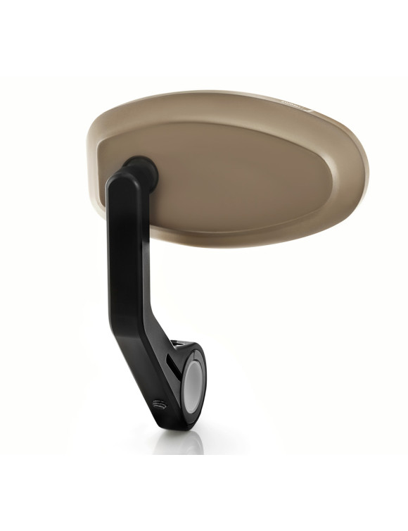 Specchio retrovisore "Reverse Retro" Rizoma BS071Z - Anodizzato Sandstone, Biposizione - 1