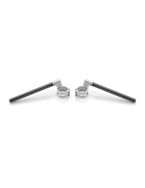Rizoma MA060A Clip-on-Lenker-Kit – Silber eloxiert, Ø 41 mm - 1