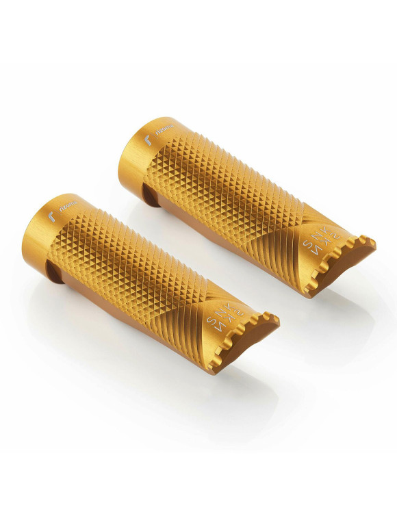Bielas Rizoma PE615G Snake - Anodizado Fire Gold, Conductor/Pasajero - 1