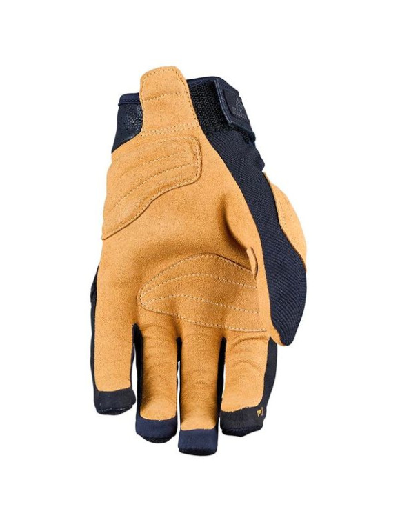 Gants Moto Homme Été Five Scrambler Noir/Marron 81303 - 2