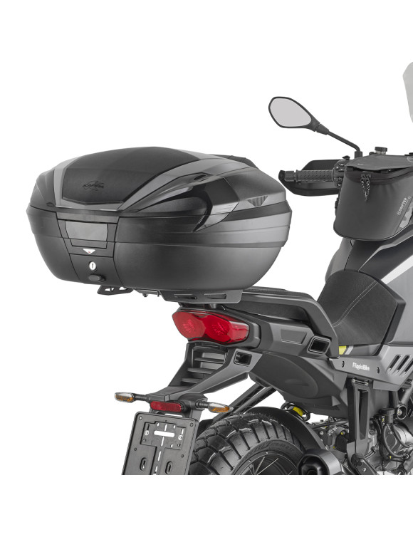 Baúl MONOKEY®, Kappa K’5600NN, 56 Litros negro con inserciones de policarbonato negro - 2
