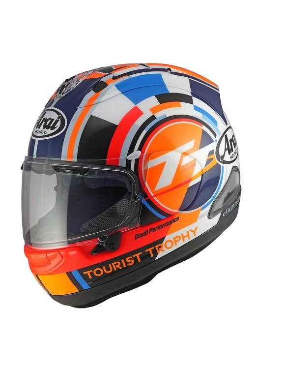 Casco Moto Integrale Arai RX-7 V EVO Isle of Man 2025 Lucido AR2996T25 - 1