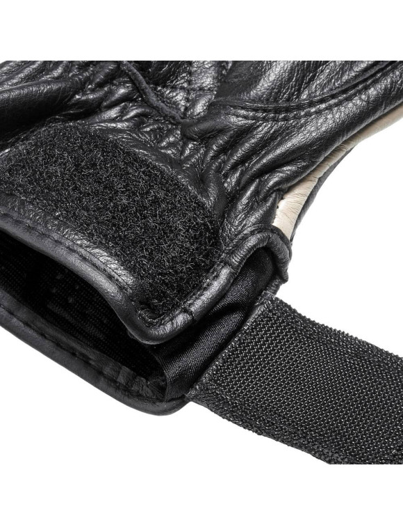 Triumph Mono Flag Men's Motorcycle Gloves Black/Bone MGVS17304 - 4