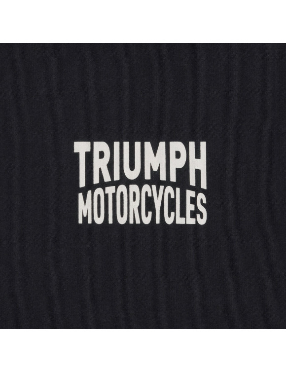 Triumph Piston Rich Herren T-Shirt Schwarz/Knochenweiß MTSS25104 - 2