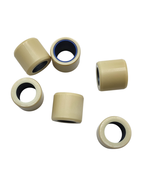 Set of 6 Original Variator Rollers 22121RB1001A1 Sym 300cc ADX/Citycom/Cruisym/HD/Joymax/Quad Lander - 2