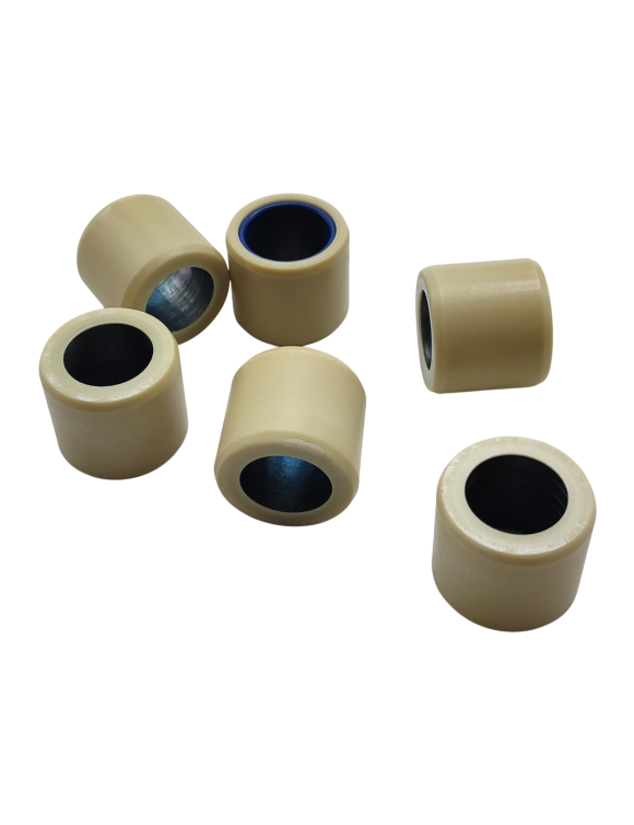 Set of 6 Original Variator Rollers 22121RB1001A1 Sym 300cc ADX/Citycom/Cruisym/HD/Joymax/Quad Lander - 1