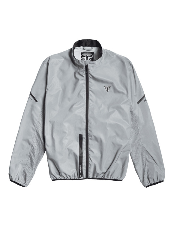 Chaqueta de Moto Reflectante Triumph Plata MFNA2040 - 1