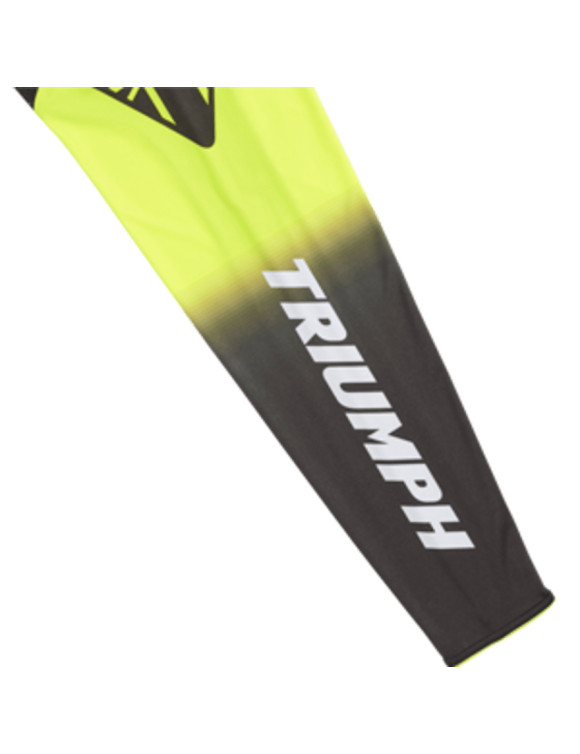 Maglia Motocross da Uomo Triumph Race Face Adventure Black/Yellow MTLS25135 - 3