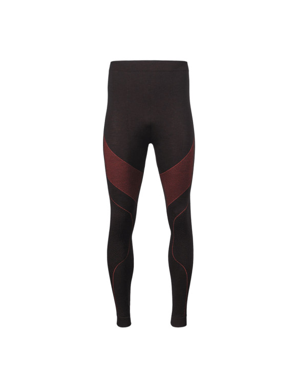 Triumph Merino Base Layer Herren Leggings Schwarz/Rot MFNS2507 - 1