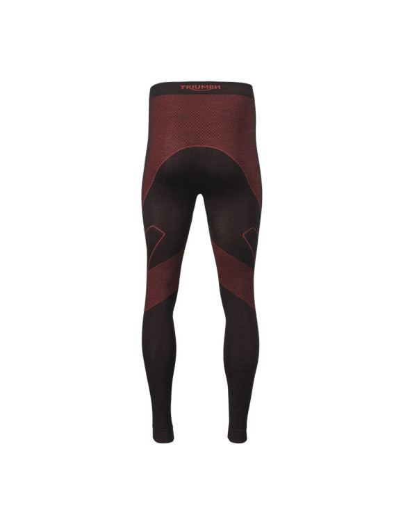 Triumph Merino Base Layer Herren Leggings Schwarz/Rot MFNS2507 - 2