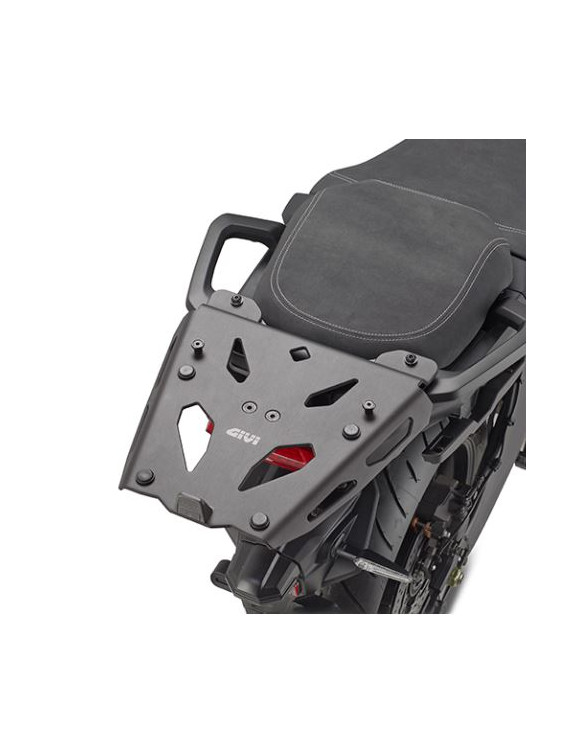 Specific Anodized Aluminum Rear Rack for MONOKEY® Top Case, Givi SRA2171, for YAMAHA Tracer 9 - 1 Specific Anodized Aluminum Rear Rack for MONOKEY® Top Case, Givi SRA2171, for YAMAHA Tracer 9 - 1