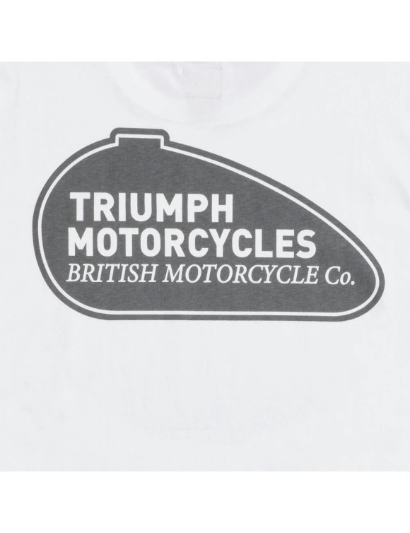 Camiseta de Hombre Triumph Refuel Blanca MTSS25107 - 2