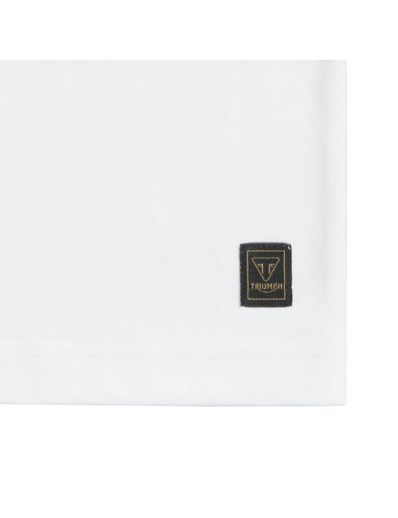 Camiseta de Hombre Triumph Refuel Blanca MTSS25107 - 4
