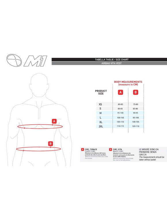 Gilet Airbag Unisex Motoairbag MAB M1 Black D4047 - 3