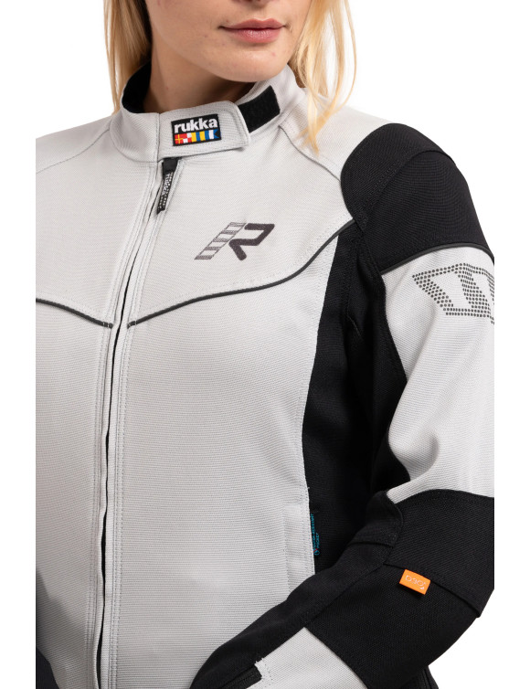 Rukka Airgobina 2.0 Damen Touring Motorradjacke Weiß 70271764200 - 4