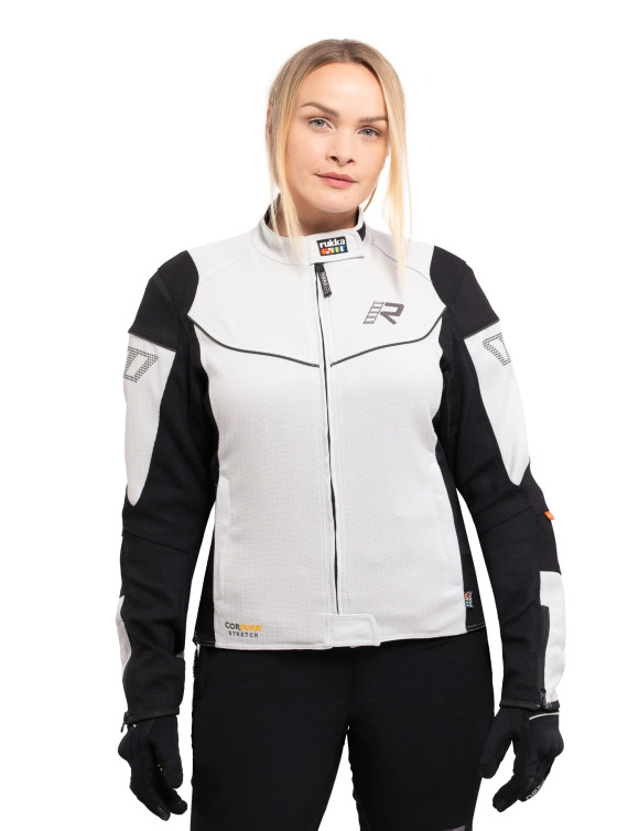 Rukka Airgobina 2.0 Damen Touring Motorradjacke Weiß 70271764200 - 5