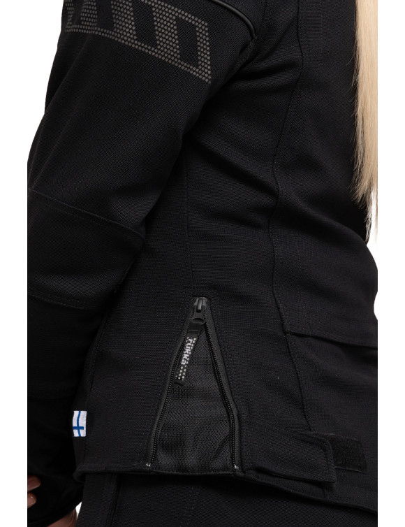 Chaqueta Moto Touring para Mujer Rukka Airgobina 2.0 Negra 70271764999 - 6