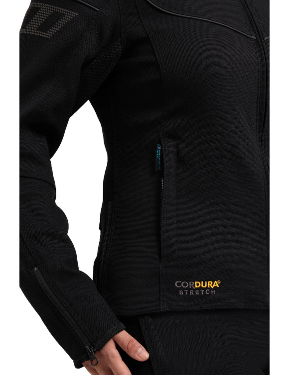 Chaqueta Moto Touring para Mujer Rukka Airgobina 2.0 Negra 70271764999 - 7