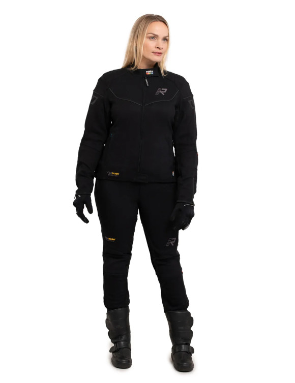 Chaqueta Moto Touring para Mujer Rukka Airgobina 2.0 Negra 70271764999 - 3