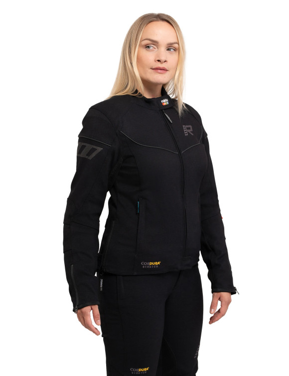 Chaqueta Moto Touring para Mujer Rukka Airgobina 2.0 Negra 70271764999 - 4