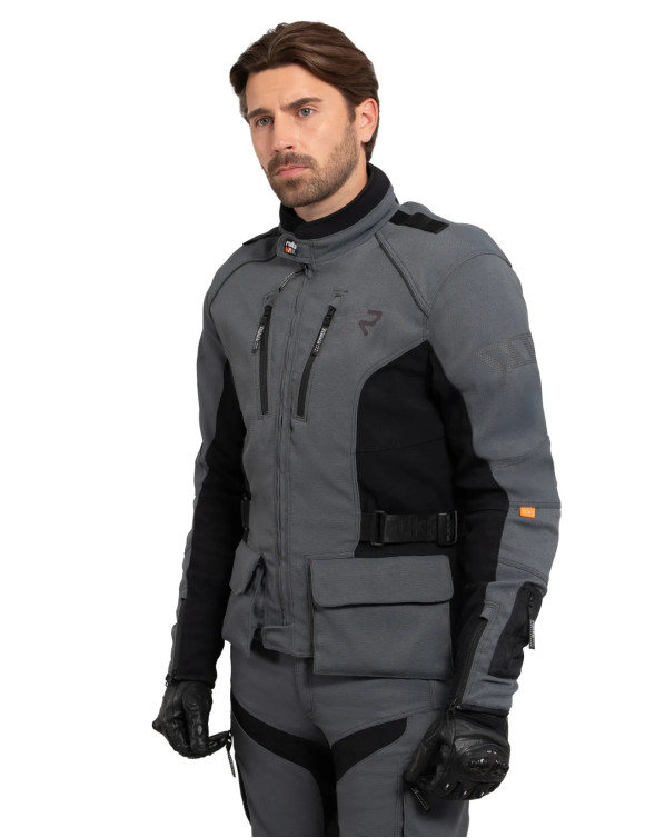 Rukka Airtacama Herren Adventure Motorradjacke Schwarz/Grau 70238764290 - 3