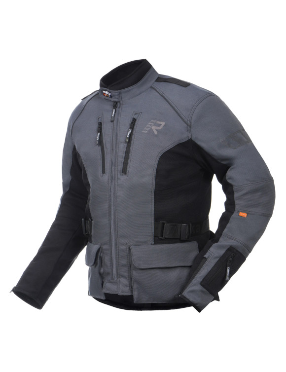 Rukka Airtacama Herren Adventure Motorradjacke Schwarz/Grau 70238764290 - 1