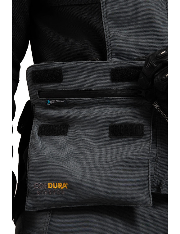 Chaqueta de Moto Adventure para Hombre Rukka Airtacama Negro/Gris 70238764290 - 5