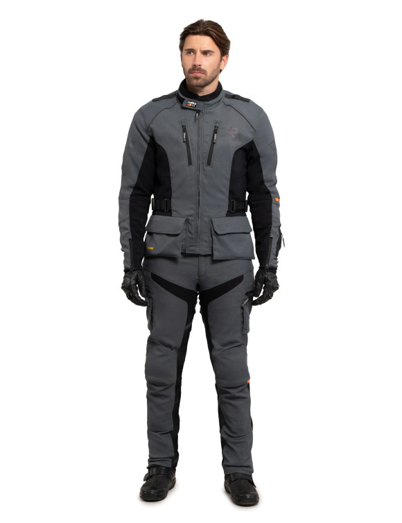 Rukka Airtacama Herren Adventure Motorradjacke Schwarz/Grau 70238764290 - 4