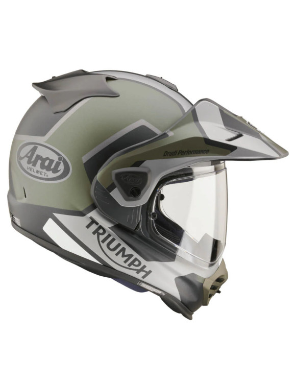 Casque Moto Intégral Triumph par Arai Tour-X 5 Vert Mat MHMS24004 - 3