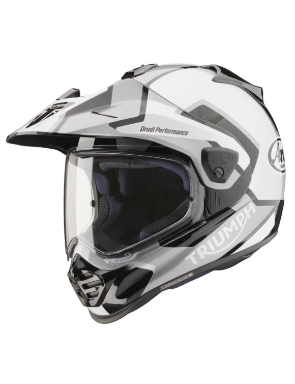 Casco Moto Integrale Triumph by Arai Tour-X 5 Black/White Lucido MHMS24001 - 1