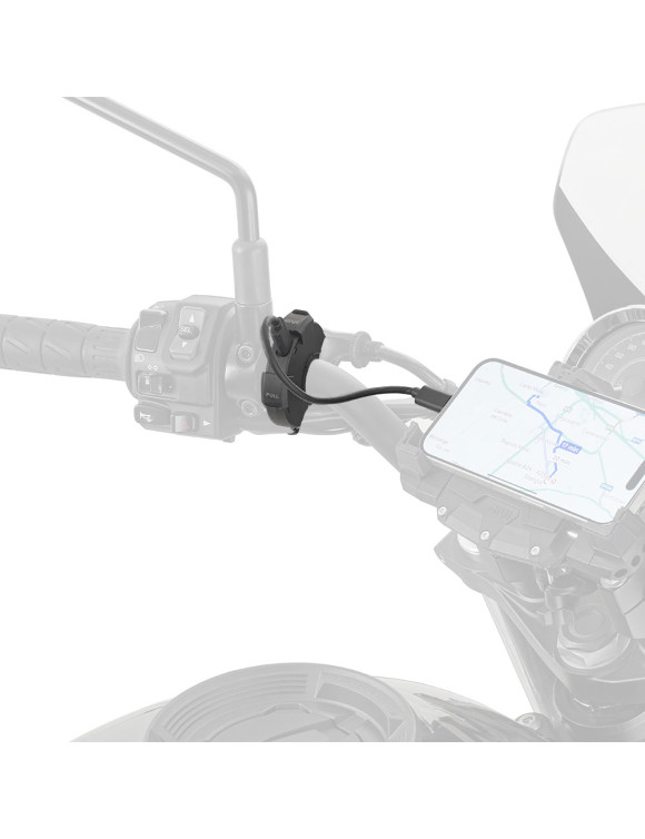 USB and USB-C Handlebar Power Socket, Givi S120 - 1