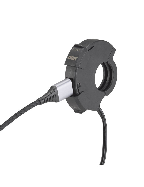 Prise Électrique USB et USB-C de Guidon, Givi S120 - 5