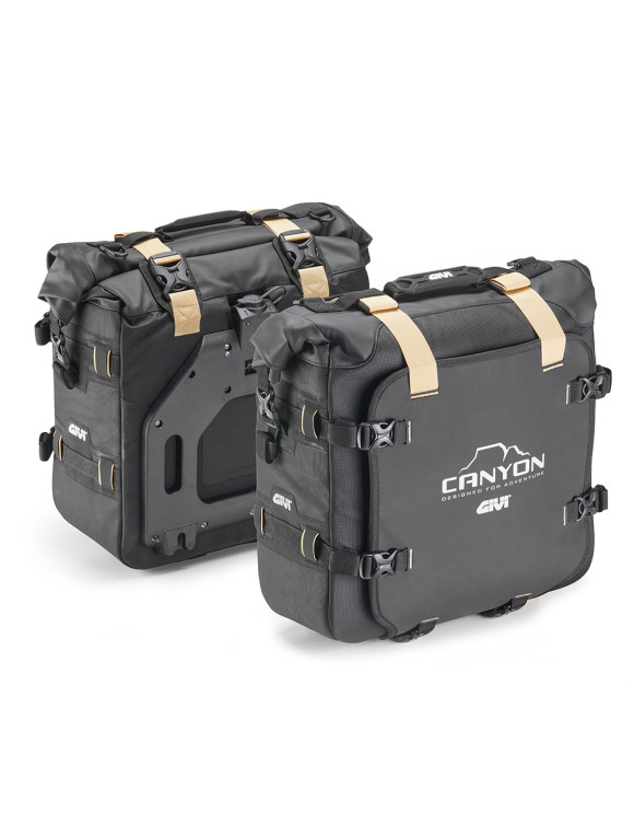 Coppia di borse laterali waterproof con sistema di fissaggio MONOKEY®, 25+25 lt, Givi GRT720B - 1 Coppia di borse laterali waterproof con sistema di fissaggio MONOKEY®, 25+25 lt, Givi GRT720B - 1