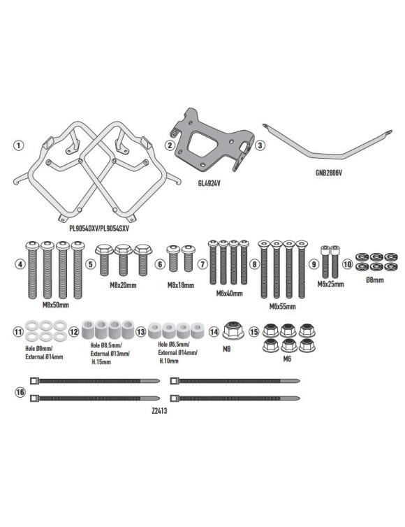 GIVI PL9054 to Monokey-retrofit Royal Enfield Himalayan(from 2021) - 1