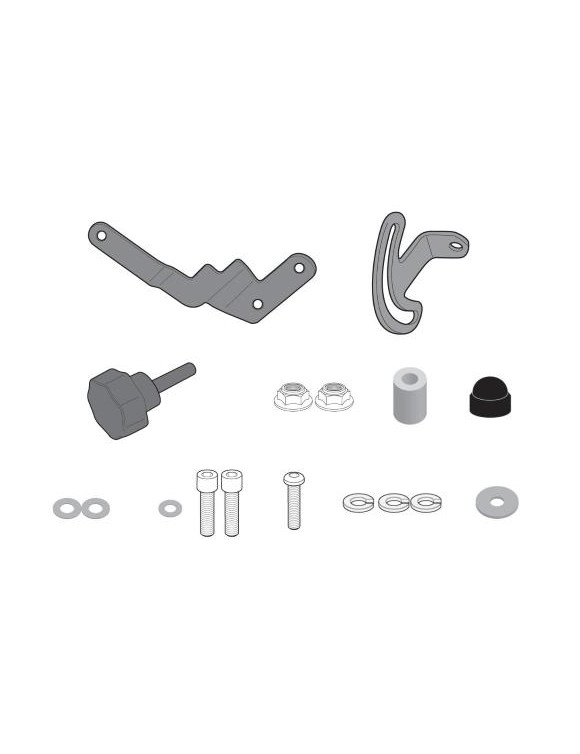 GIVI D5128KIT Fixing Kit windshield 5124dt/5124D,BMW R 1250 GS - 1