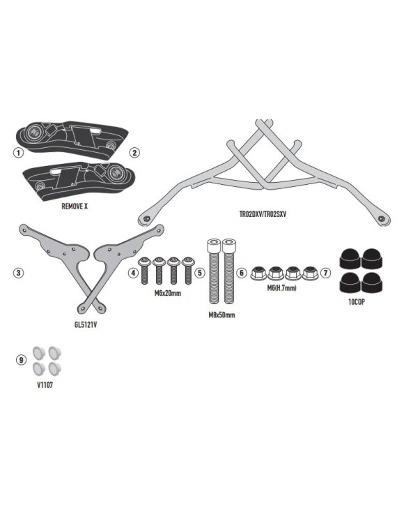 GIVI TR6407 Rahmenkit weiche Seitenbeutel,Street Twin,Bonneville T100/T12/Triumph Speed Twin 900 (2023) - 1 GIVI TR6407 Rahmenkit weiche Seitenbeutel,Street Twin,Bonneville T100/T12/Triumph Speed Twin 900 (2023) - 1