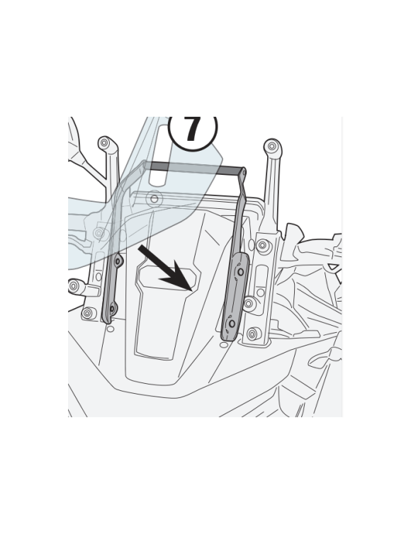 GIVI FB9225 Smartphone-GPS-Lenkerhalter, vgl. Moto 800 mt - 1