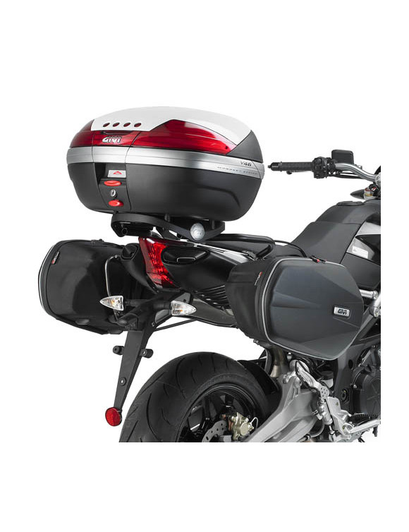Kit de subtrama GIVI TE6700 para bolsos laterales blandos, Aprilia Dorsoduro 750-1200 - 1 Kit de subtrama GIVI TE6700 para bolsos laterales blandos, Aprilia Dorsoduro 750-1200 - 1