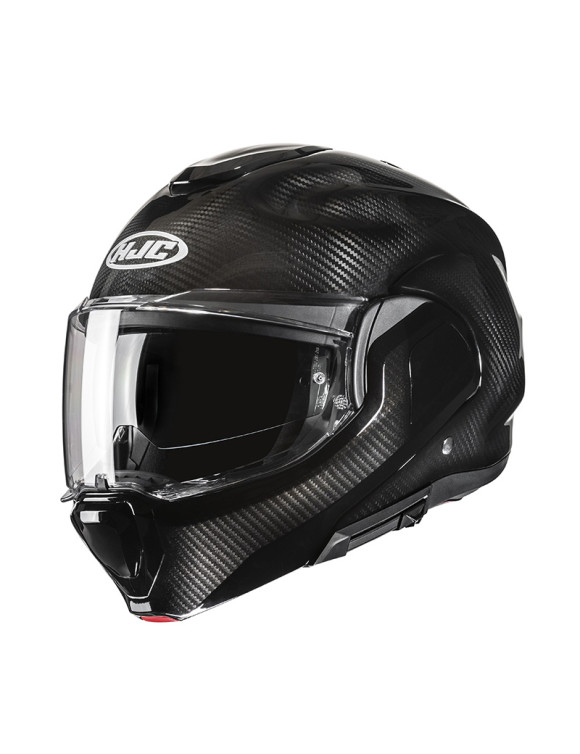 Casco Moto Modulare HJC F100 Carbon Black Lucido 190430 - 1