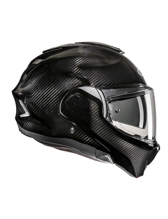 Casco Moto Modulare HJC F100 Carbon Black Lucido 190430 - 3