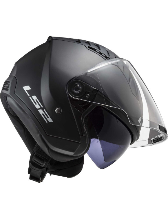 Casque Jet Moto Jet LS2 Copter II Solid Noir Mat 366001011 - 4