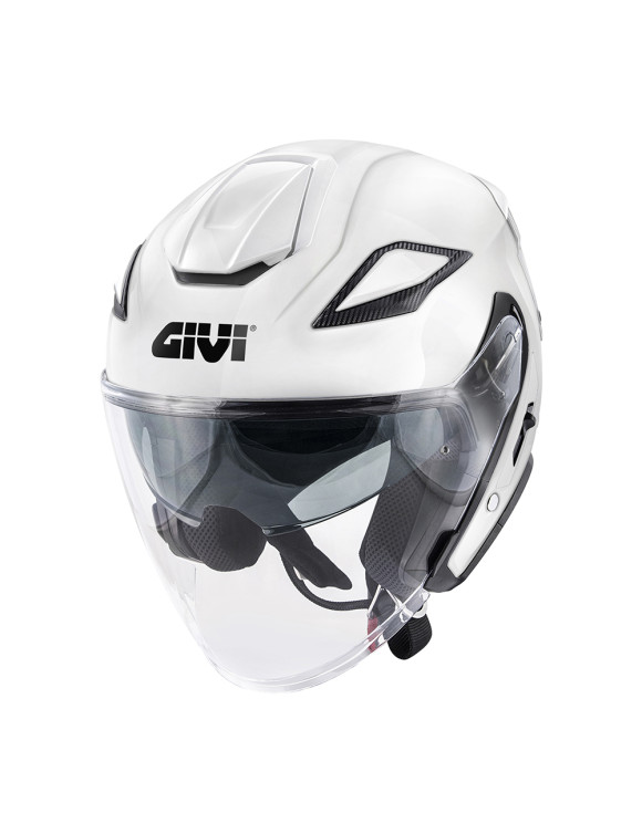 Casque Moto Jet Givi X29 Basic Blanc Brillant HX29BB910 - 1