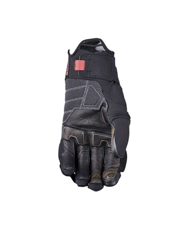Guantes Moto Touring para Hombre Five TFX1 Airflow Short Negro/Rojo 81344 - 2