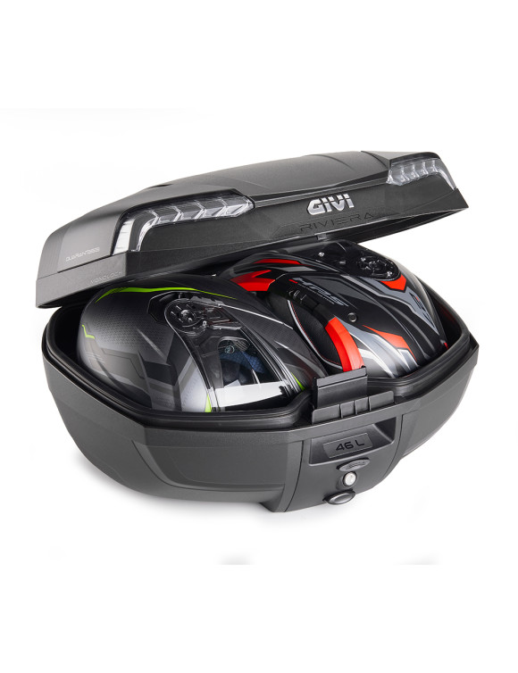 Bauletto 46L Monolock Givi E46 RIVIERA - Catadiottro fumè - 2