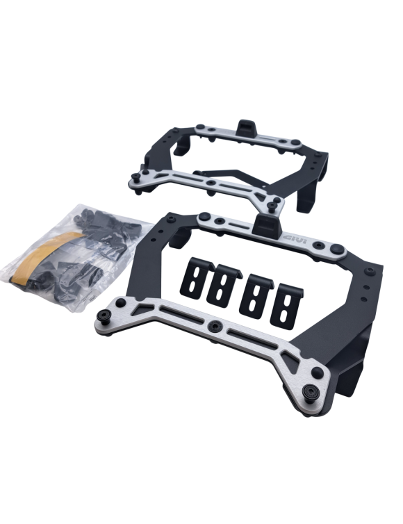 Adaptador específico en acero pintado negro y aluminio anodizado, Givi PL5146 - 2