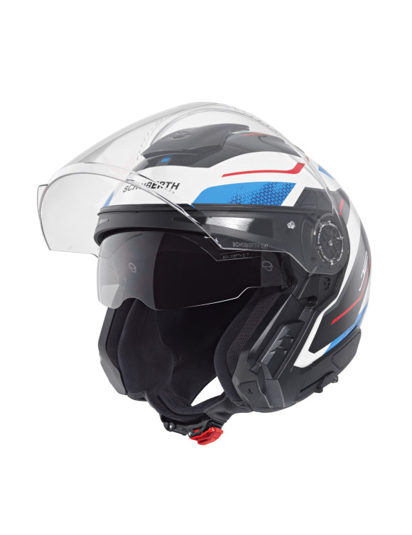 Schuberth J2 Sigma Blue Glossy 419901 Jet Motorcycle Helmet - 5