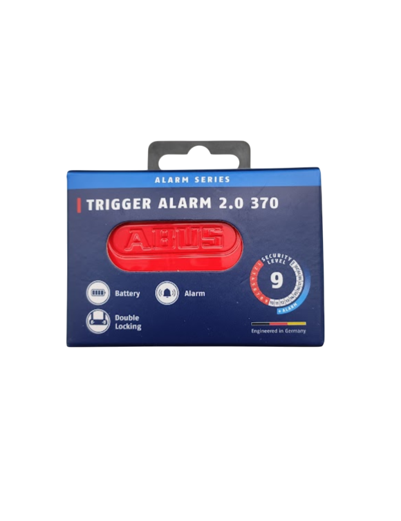 Motorrad-Bremsscheibenschloss, Abus 4003318406010, 370 Trigger Alarm 2.0 rot - 1