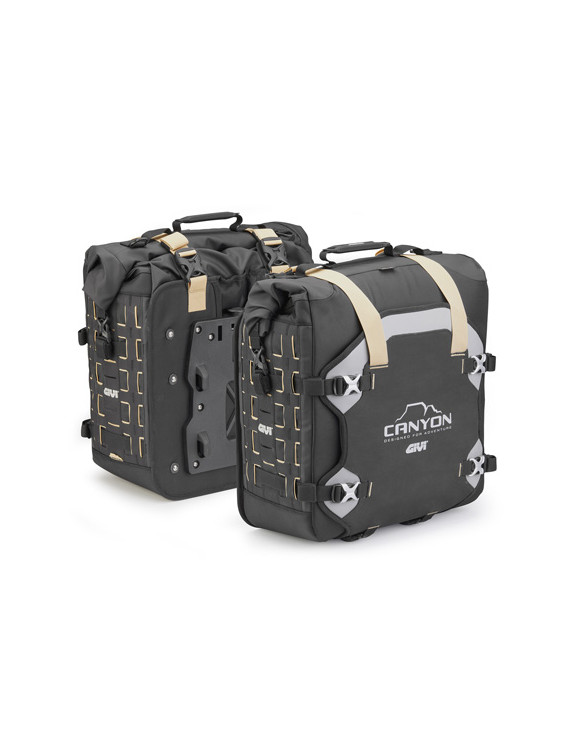 Par de Alforjas Laterales Impermeables Givi Gravel-T GRT709B Canyon, 35 litros - 1